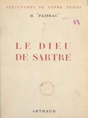 cover image of Le Dieu de Sartre